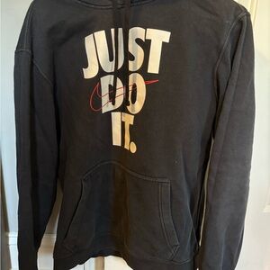 Nike Black Hoodie with Logo Vintage